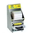 TERMOSIGILLATRICE per VASCHETTE DA BANCO - Mod. TESISSR212 - ELETTRICA - SEMIAUTOMATICA - DIGITALE - Stampo regolabile NON INCLUSO - DIMENSIONE MASSIMA CONTENITORE mm 205x150 - NORMA CE