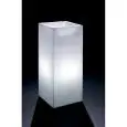 VASO - MOD. LOTO LUMINOUS CACHE-POT QUADRATO - CON LUCE A LED - STRUTTURA IN POLIETILENE - NORMA CE