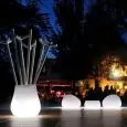 VASO IN POLIETILENE - MOD. DROP LIGHT - ADATTO PER AMBIENTI INTERNI ED ESTERNI