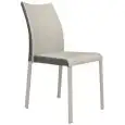 SEDIA - MOD. 7BD - STRUTTURA IN METALLO - RIVESTIMENTO IN ECOPELLE - ALTEZZA SEDUTA cm 47 - IMPILABILE FINO A 4 PEZZI - PER USO INTERNO - DIM. cm L 42 x P 41 x  h 87 - NORMA CE