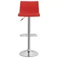 SGABELLO - MOD. K08 - STRUTTURA IN ACCIAIO CROMATO - SCOCCA IN POLIPROPILENE - ALTEZZA SEDUTA cm 60/81 - PER USO INTERNO - DIM. cm L 39 x P 34 x  h 83/104 - NORMA CE