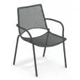 POLTRONCINA ALA CON BRACCIOLI - MOD. 151 - STRUTTURA IN ACCIAIO VERNICIATO - PER USO ESTERNO - DIM. cm L 58 x P 58 x H 86 - NORMA CE
