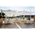 OMBRELLONE A BRACCIO LATERALE - MOD. GALILEO MAXI STARWHITE
