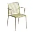 SEDIA AVENICA - MOD. AVENICA - SEDIA IN TECNOPOLIMERO BI-MATERIALE - CON BRACCIOLI - PER USO INTERNO/ESTERNO - DIM. cm L 54 x P 55 x H 84 - NORMA CE