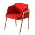 SEDIA CHEVALET - MOD. CHEVALET BL - STRUTTURA IN LEGNO DI FAGGIO - SCOCCA IN PU-FLEX RIVESTITA - PER USO INTERNO - DIM. cm L 49 x P 48 x H 80 - NORMA CE