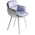 SEDIA CHOPPY - MOD. CHOPPY BP - STRUTTURA 4 GAMBE IN CO-INIEZIONE METALLO-POLIMERO - SEDUTA IN TECNOPOLIMERO RIVESTITA - PER USO INTERNO/ESTERNO - DIM. cm L 50 x P 60 x H 80 - NORMA CE