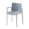 SEDIA CLIPPERTON BLEND CON BRACCIOLI - MOD. CLIPPERTON BLEND B - SEDUTA IMPILABILE IN TECNOPOLIMERO CON BRACCIOLI - PER USO INTERNO/ESTERNO - CONFEZIONE DA N. 20 - DIM. cm L 57 x P 45,5 x H 81,5 - NORMA CE