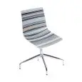 SEDIA COLORFIVE - MOD. COLORFIVE L - SCOCCA IN TECNOPOLIMERO MULTICOLORE - BASAMENTO GIREVOLE A 4 RAZZE IN ACCIAIO CROMATO - PER USO INTERNO - DIM. cm L 46 x P 54 x H 83 - NORMA CE