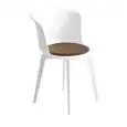 SEDIA EPICA - MOD. EPICA 360 - SEDIA GIREVOLE A 360° IN TECNOPOLIMERO CON CUSCINO IMBOTTITO - PER USO INTERNO - DIM. cm L 55 x P 51 x H 79 - NORMA CE