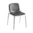 SEDIA DRESS ISIDORA - MOD. DRESS ISIDORA - SEDUTA IN TECNOPOLIMERO RIVESTITA - PER USO INTERNO - DIM. cm L 52 x P 52 x H 87 - NORMA CE