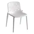 SEDIA ISIDORA - MOD. ISIDORA - SEDUTA IMPILABILE IN TECNOPOLIMERO - PER USO INTERNO/ESTERNO - DIM. cm L 52 x P 52 x H 87 - NORMA CE