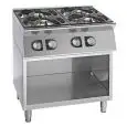 Cucina a gas 4 fuochi Allforfood CG740G linea UNIKA