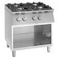 Cucina a gas 4 fuochi Allforfood ECG740G linea UNIKA