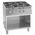 Cucina a gas 4 fuochi Allforfood CG940G linea UNIKA