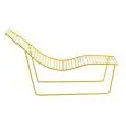 LETTINO DA SOLE LINK - MOD. LINK CHAISE LONGUE - CHAISE LONGUE IN METALLO VERNICIATO - PER USO ESTERNO - DIM. cm L 153 x P 71 x H 82 - NORMA CE