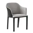 SEDIA MANAA - MOD. MANAA TP - TELAIO IN TECNOPOLIMERO - POLTRONA RIVESTITA - PER USO INTERNO - DIM. cm L 61 x P 55 x H 80 - NORMA CE