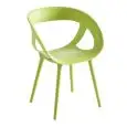 SEDIA MOEMA - MOD. MOEMA BP - SCOCCA IN TECNOPOLIMERO - TELAIO IN CO-INIEZIONE METALLO-POLIMERO - PER USO INTERNO/ESTERNO - DIM. cm L 59 x P 54 x H 79 - NORMA CE
