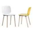 SEDIA BABILA - MOD. BABILA 2750 - GAMBE IN FRASSINO - SCOCCA IN TECNOPOLIMERO CON SEDILE E SCHIENALE DISPONIBILI IN DIVERSI COLORI - PER USO INTERNO - DIM. cm L 44,5 x P 50 x H 79 - NORMA CE