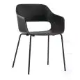 SEDIA BABILA - MOD. BABILA 2735 - GAMBE IN TUBO D'ACCIAIO Ø 16 mm CROMATE, VERNICIATE BIANCO O NERO - SCOCCA IN POLIPROPILENE - PER USO INTERNO/ESTERNO - DIM. cm L 53,5 x P 54 x H 79 - NORMA CE
