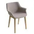 SEDIA MORE IMBOTTITA - MOD. MORE BL - SCOCCA IN PU-FLEX RIVESTITA - TELAIO IN LEGNO DI FAGGIO - PER USO INTERNO - DIM. cm L 60 x P 57 x H 79 - NORMA CE
