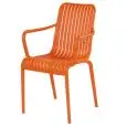 SEDIA OPEN - MOD. OPEN - SEDIA 4 GAMBE IN TECNOPOLIMERO - PER USO INTERNO/ESTERNO - DIM. cm L 52 x P 52 x H 86 - NORMA CE