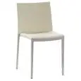 SEDIA OVER PLUS - MOD. OVER PLUS - STRUTTURA INTEGRALE IN TECNOPOLIMERO - SEDUTA IMBOTTITA IN ECOPELLE - PER USO INTERNO - DIM. cm L 44 x P 49 x H 78 - NORMA CE
