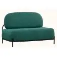 Divano - colore verde - Struttura in metallo verniciato, rivestimento in tessuto - Modello 1604-06SB-x