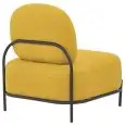 Poltrona - colore senape - Struttura in metallo verniciato, rivestimento in tessuto - Modello 1605-06PSEN-01