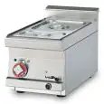 BAGNOMARIA TOP ELETTRICO - MOD. BMT/64EM - N. 1 vasca x  GN 1/2 + GN 1/3  H15 - Monofase - Dimensioni: cm L 40 x P 60 x H 28 - Norma CE