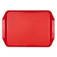 VASSOIO PER FAST FOOD CON IMPUGNATURA - MOD. 100103 - MODELLO CON IMPUGNATURA - IN POLIPROPILENE - CONFEZIONE DA 40 PZ - DIM. cm L 43 X P 31 - NORMA CE