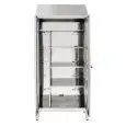 Armadio portascope in acciaio inox - n .2 ante a battente
