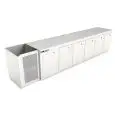 CELLA DA INCASSO BAR REFRIGERATA - MOD. CIR770/TN350 - Temperatura TN +4°C/+8°C - L. 350 cm - CON UNITA' CONDENSATRICE INCORPORATA