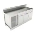BANCO BAR REFRIGERATO - SEMILAVORATO DA PANNELLARE - MOD. BBR20CB3V - ALIMENTAZIONE V 230/50Hz MONOFASE - CON PREDISPOSIZIONE PER BANCALINA - PIANO CON INVASO - CON UNITA' CONDENSATRICE INCORPORATA - DIM. Cm L 200 x P 70 x h 113,1