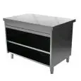 Elemento neutro con vano a giorno - Struttura in inox finitura scotch brite