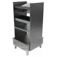 Elemento porta pane posate tovaglie e vassoi - Lunghezza cm 75 - Profondità cm 80 - Altezza cm 160