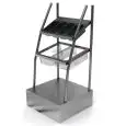 Elemento porta pane posate tovaglie e vassoi - Lunghezza cm 82 - Profondità cm 80 - Altezza cm 170