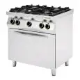 Cucina a gas 4 fuochi con forno elettrico Fimar CC74GFEV linea EFFE