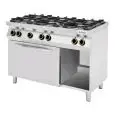 Cucina a gas 6 fuochi con forno elettrico Fimar CC76GFEV linea EFFE