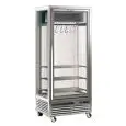 VETRINA REFRIGERATA VERTICALE PER ESPOSIZIONE CARNE - MOD. MEAT 552 - STRUTTURA IN ALLUMINIO - STATICO - POTENZA W 450 - CAPACITA' LT. 550 - TEMPERATURA +1°/+6°C - DIM cm L 79,5 x P 76 x H 201,5 - NORMA CE