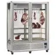 VETRINA REFRIGERATA VERTICALE PER FROLLATURA CARNE - MOD. MEAT 1152 DA - STRUTTURA IN ALLUMINIO - VENTILATO - CAPACITA' LT. 1150 - TEMPERATURA +1°/+2°C - DIM cm L 154,2 x P 76 x H 201,5 - NORMA CE
