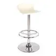 SGABELLO FREE - MOD. FREE AV - SEDUTA IN TECNOPOLIMERO - TELAIO CROMATO - BASE CROMATA - GIREVOLE - PER USO INTERNO - DIM. cm L 37 x P 36 - NORMA CE