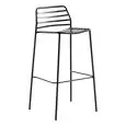 SGABELLO LINK - MOD. LINK - STRUTTURA IN METALLO VERNICIATO - PER USO ESTERNO - DIM. cm L 46 x P 42 x H 96 - NORMA CE