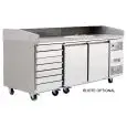 Banco pizza refrigerato in acciaio inox Atosa EPF3480GR