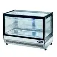 ESPOSITORE DA BANCO VETRINA REFRIGERATA SNACK IN ACCIAIO INOX - Mod. SQUARE WTF160L - Ventilato - Temperatura +2/+8°C - Capacità Lt 160 - Alimentazione MONOFASE 230V/1/50 Hz - Potenza W 242 - Dimensioni cm L 90 x P 56 x 68h