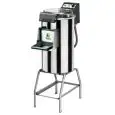 LAVACOZZE Mod. LCF18 - Capacità carico kg 10-18 - Produzione oraria kg/h 220 - (Dotato di un piattello cozze) - ALIMENTAZIONE MONOFASE o TRIFASE - Potenza hp 1,2 / 900W - Norma CE