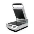 PIASTRA ELETTRICA IN VETROCERAMICA SPIDOGLASS - Mod. SP010ER - Comandi digitali - Piastra superiore rigata - Piastra di cottura singola liscia nera - Piano cottura cm 25x25 - Potenza Kw 1,5 - Alimentazione MONOFASE 230V/1/50-60Hz