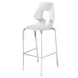 SGABELLO PRODIGE - MOD. PRODIGE 77 - SEDUTA IN TECNOPOLIMERO - TELAIO CROMATO O VERNICIATO - ALTEZZA SEDUTA cm 77 - PER USO INTERNO/ESTERNO - DIM. cm L 42 x P 46 - NORMA CE