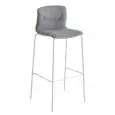 SGABELLO SLOT IMBOTTITO - MOD. SLOT 78 - SEDIA IMBOTTITA IN TESSUTO O PELLE - TELAIO IN METALLO CROMATO O VERNICIATO - PER USO INTERNO - DIM. cm L 45 x P 45 x H 107 - NORMA CE