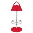 SGABELLO SNACK - MOD. SNACK - SEDUTA IN TECNOPOLIMERO - TELAIO CROMATO - COLORE BASE ABBINATO ALLA SEDUTA - GIREVOLE - PER USO INTERNO - DIM. cm Ø 40 x H 75 - NORMA CE