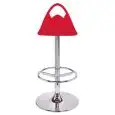 SGABELLO SNACK - MOD. SNACK AV - SEDUTA IN TECNOPOLIMERO - TELAIO E BASE CROMATI - GIREVOLE - PER USO INTERNO - DIM. cm Ø 38 x H 75 - NORMA CE